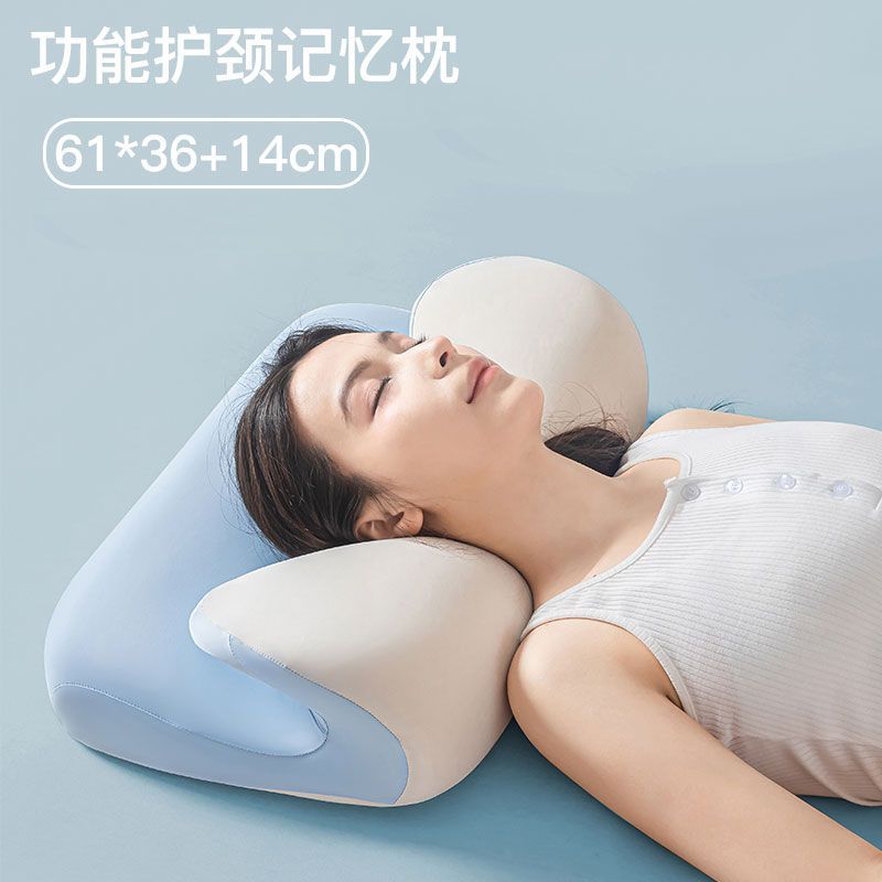 وسادة رقبة مريحة مصنوعة من ماد - مراجعة Memory Foam Orthopedic Pillow Neck Pain وسعره