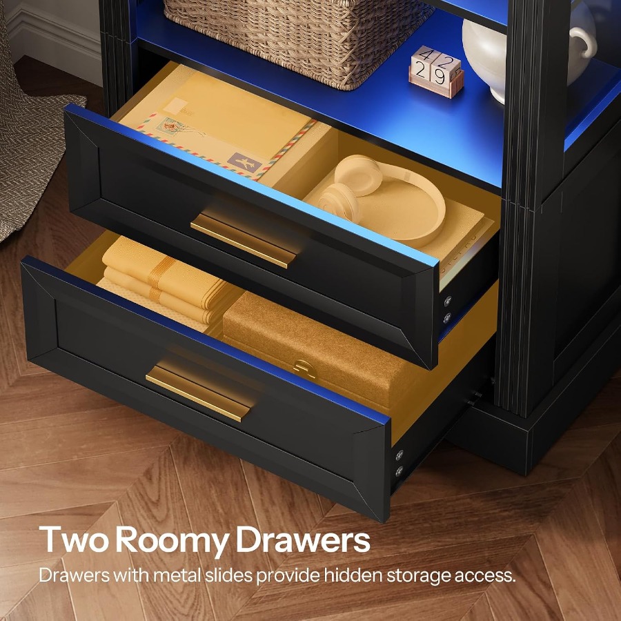 خزانة عرض، مكتبة طويلة ذات تصم - مراجعة Storage & Organization وسعره