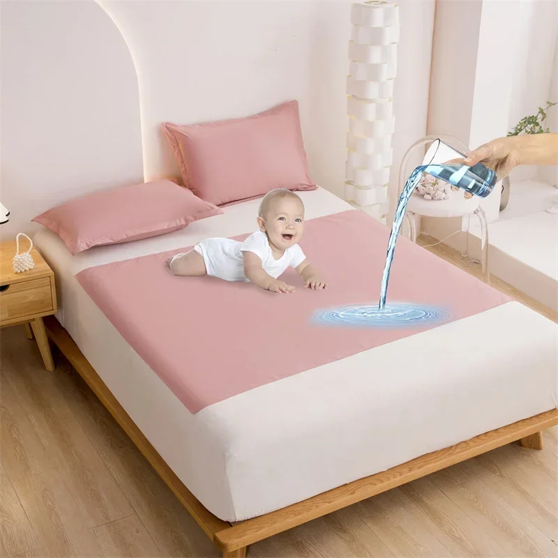 حصيرة حفاضات قابلة للغسل من ال - مراجعة Waterproof Mattress Protector Breathable وسعره