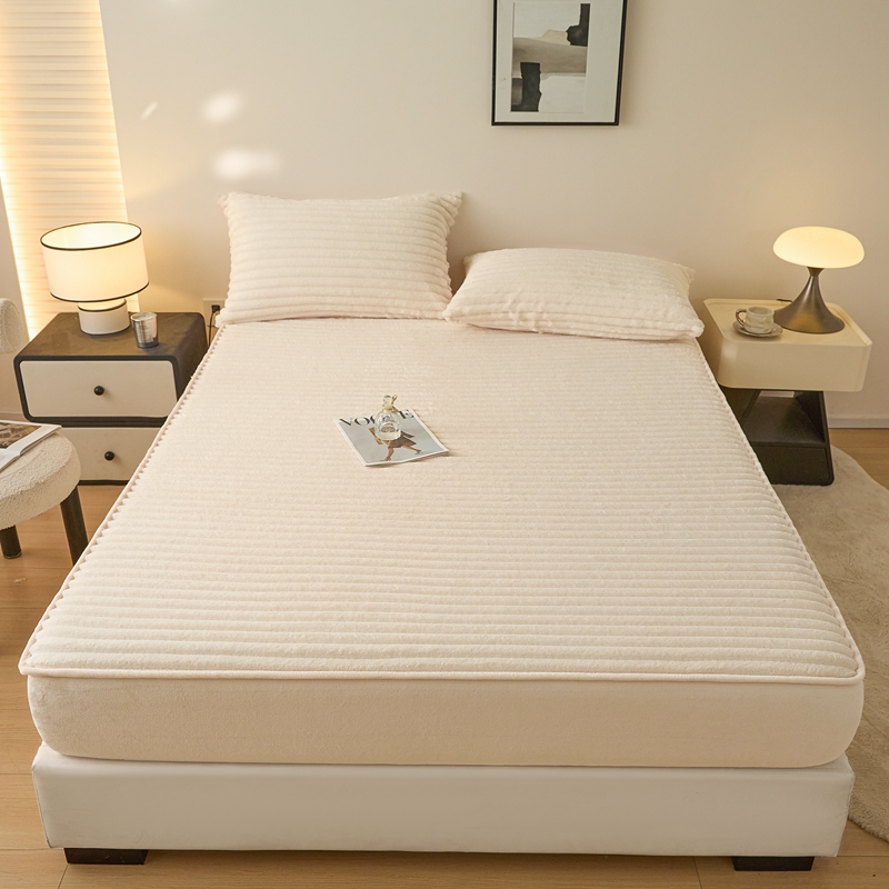 مجموعة ملاءات سرير من القطيفة  - مراجعة Fitted Bed Sheets Deep Pocket وسعره