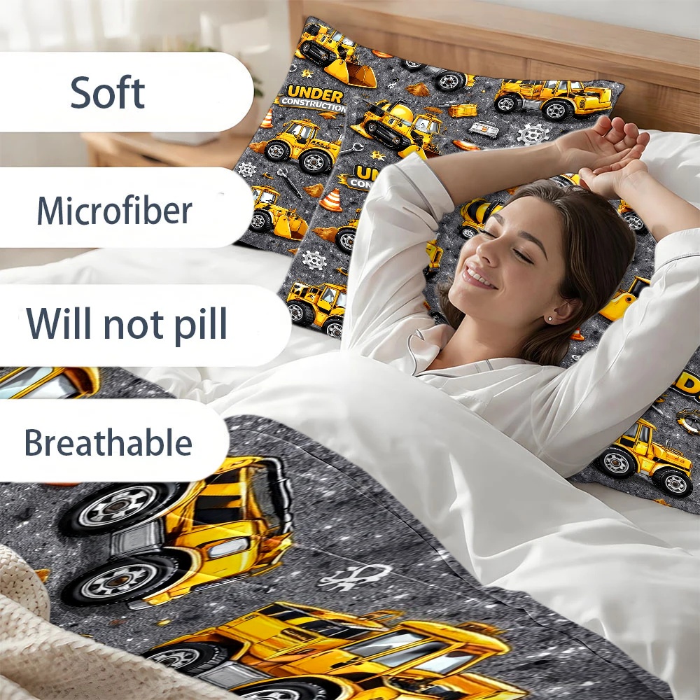 طقم مفروشات سرير بتصميم مركبات - مراجعة Duvet Cover Sets With Zipper وسعره