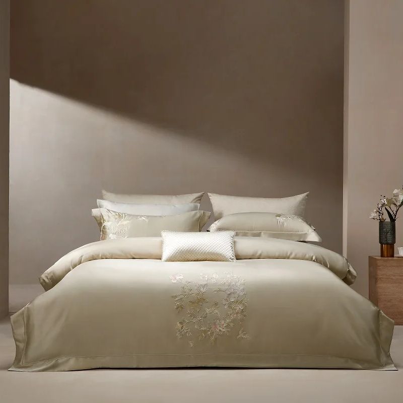 عالية الدقة الديباج ليوسيل الق - مراجعة Aesthetic Floral Duvet Cover وسعره