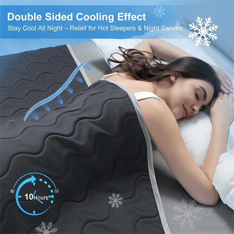 بطانية تبريد ناعمة كبيرة الحجم - مراجعة Cooling Blanket Hot Sleepers وسعره